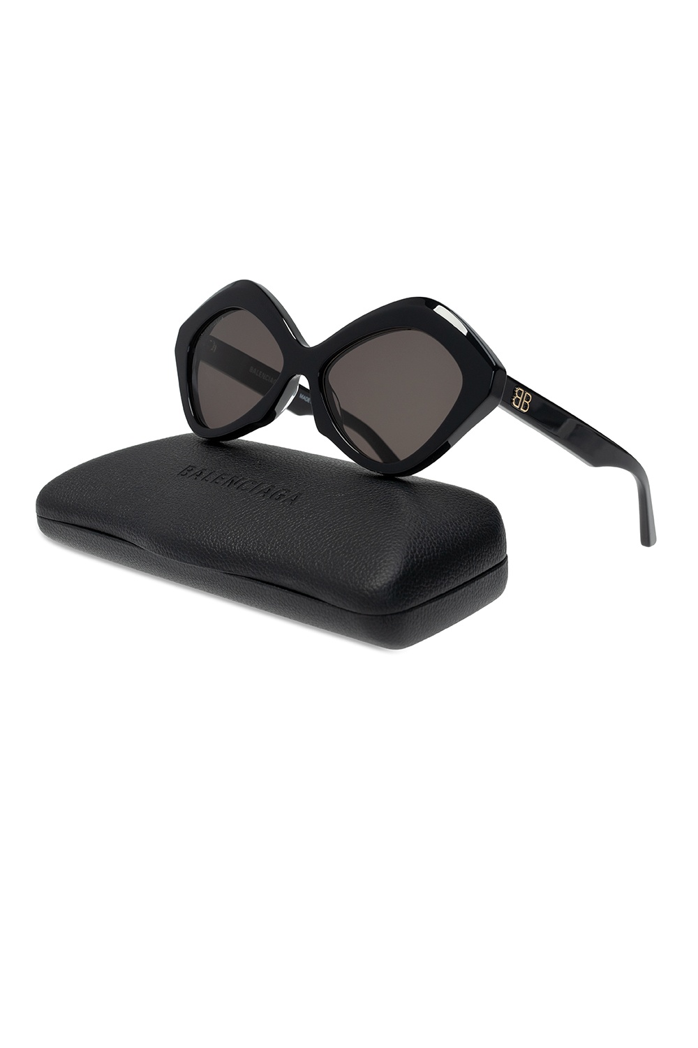 Balenciaga ray-ban tortoiseshell tinted sunglasses